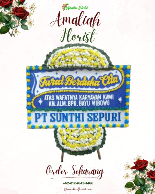Papan Bunga Duka di Sitirejo I