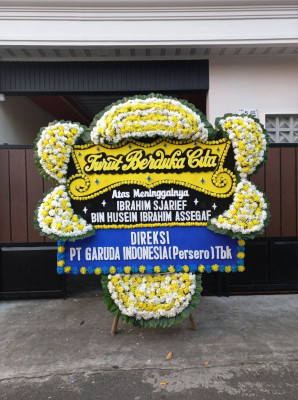 Papan Bunga Duka di Sitirejo I